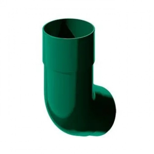 Колено трубы 135 ТН ПВХ, зеленое