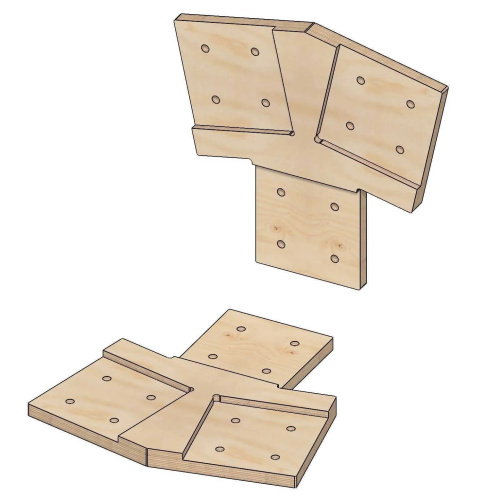 Коннекторы для сборки барнхауса FINHA M200L фото 4