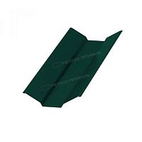 Планка ендовы верх 298х298х2000 NormanMP цвет RAL 6005 Зеленый мох