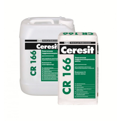 Ceresit  CR 166 Эластичное гидроизоляционное покрытие Ceresit  CR 166 Эластичное гидроизоляционное покрытие