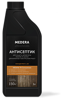 Антисептик для защиты древесины в банях и саунах Medera 70 Concentrate, 1л.