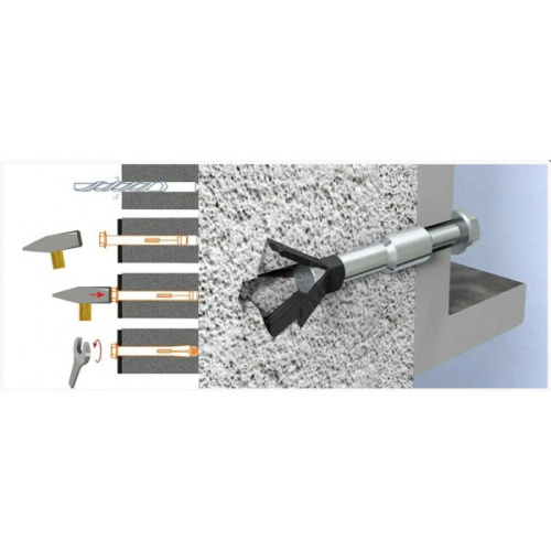 Дюбель-анкер потолочный 6х35 (100) Кнауф фото 3