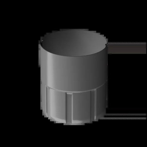 Döcke STAL PREMIUM Муфта соединительная D90 (Графит 7024)