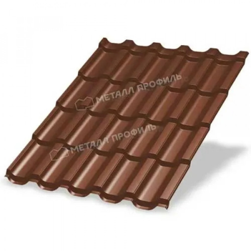 Металлочерепица Трамонтана VikingMP E-0.5 цвет RAL 8004