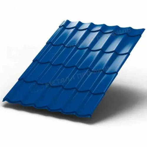 Металлочерепица МП Ламонтерра ПЭ-0.4 цвет RAL 5005