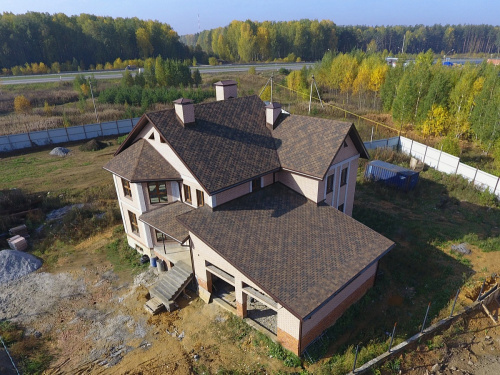 Гибкая черепица Döcke PIE PREMIUM ГЕНУЯ Трюфель фото 2