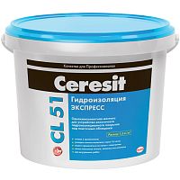 Мастика гидроизоляционная однокомпонентная Ceresit CL 51 15, 5, 2 кг