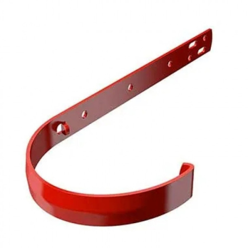 Кронштейн желоба металлический, красный