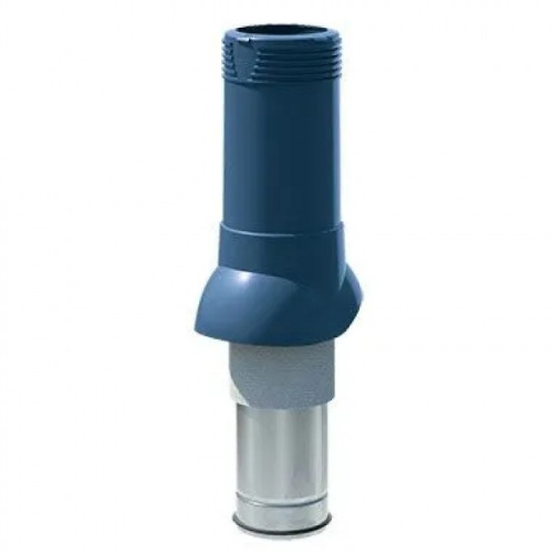 Вентиляционный выход ТЕХНОНИКОЛЬ D125/160 (H 500) синий