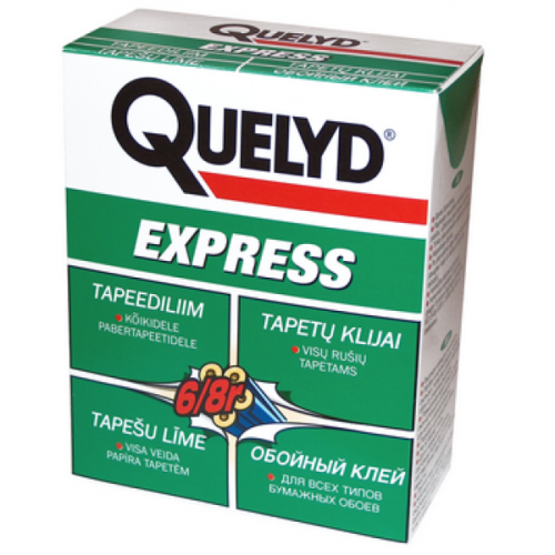 Клей для обоев Quelyd Экспресс (Express)  для бумажных обоев 0,25кг, BOSTIK, ФРАНЦИЯ.