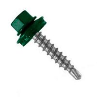 Саморез кровельный 4,8х35 RAL6005 зеленый (пакет/25 шт)