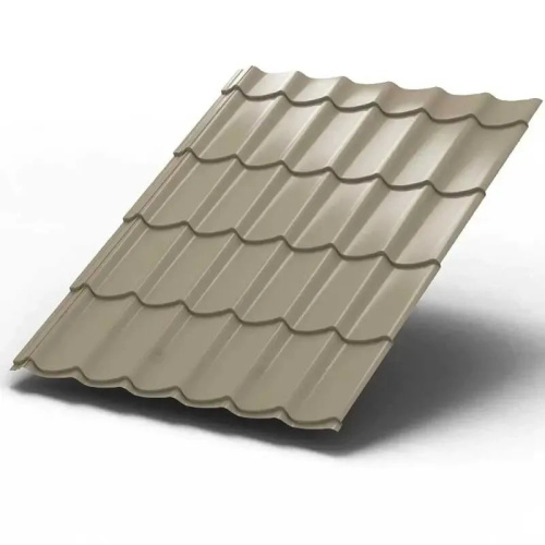 Металлочерепица МП Ламонтерра ПЭ-0.45 цвет RAL 1035