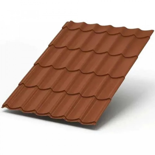 Металлочерепица МП Ламонтерра PURETAN-0.5 цвет RAL RR750