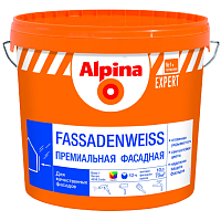 Краска Alpina EXPERT Fassadenweiss База 3 прозрачная