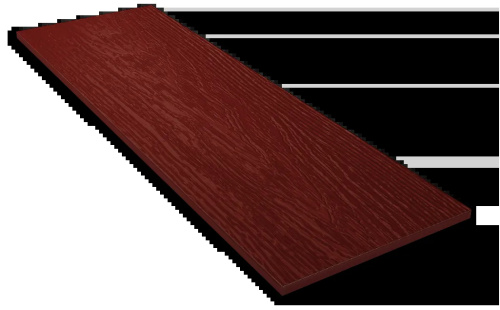 Фибросайдинг "DECOVER" 3600x190x8 мм Tinto (0,684)