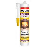 Герметик для печей Soudal КАМИНЫ ПЕЧИ антрацит 280 мл