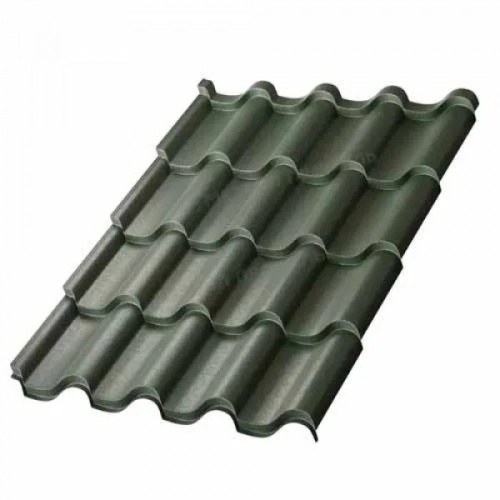 Металлочерепица Монтерроса VikingMP-0.45 цвет RAL 6007