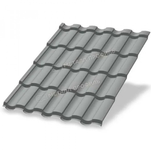 Металлочерепица Монтекристо NormanMP-0.5 цвет RAL 9006