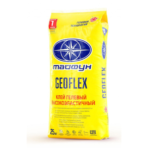 Клей гелевый высокоэластичный GEOFLEX меш 25кг