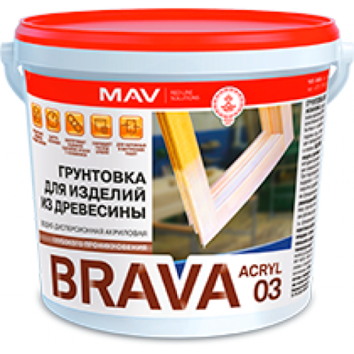 Грунтовка BRAVA ACRYL 04 под акриловые краски