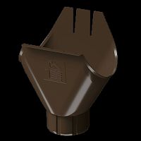 Döcke STAL PREMIUM Воронка желоба 125/90 (Каштан 8017)