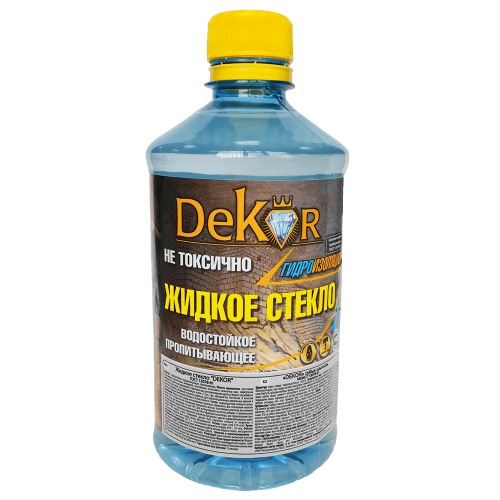 Жидкое стекло "DEKOR" 0,65 кг