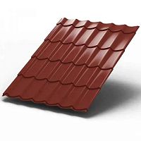 Металлочерепица МП Ламонтерра ПЭ-0.45 цвет RAL 3009