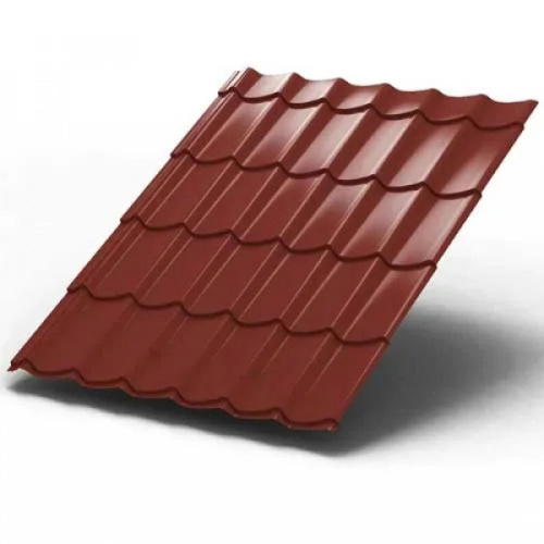 Металлочерепица МП Ламонтерра ПЭ-0.45 цвет RAL 3009