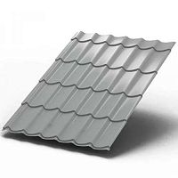 Металлочерепица МП Ламонтерра ПЭ-0.45 цвет RAL 9006