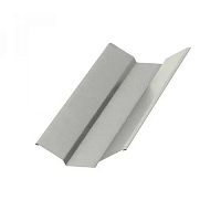 Планка ендовы верх 298х298х2000 NormanMP цвет RAL 9002 Серо-белый