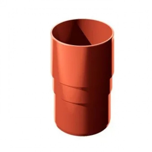 Муфта трубы ТН ПВХ, красная