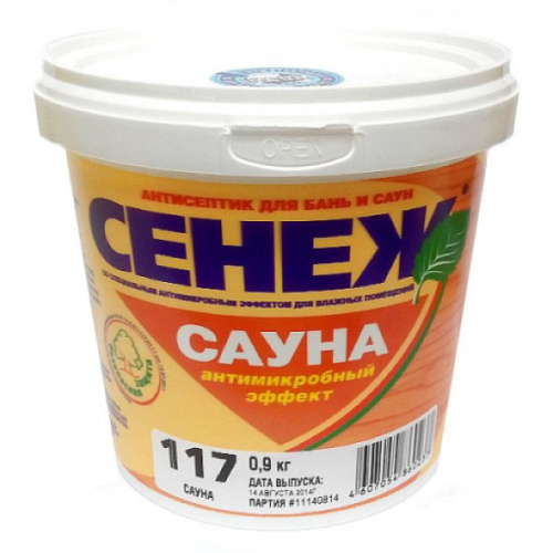 Антисептик "Сенеж САУНА" (ведро 2,5 кг)