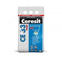 Фуга для заполнения узких швов Ceresit CE 33 Plus № 01 белая 2 кг