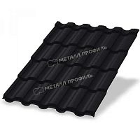 Металлочерепица Монтекристо VikingMP-0.45 цвет RAL 9005