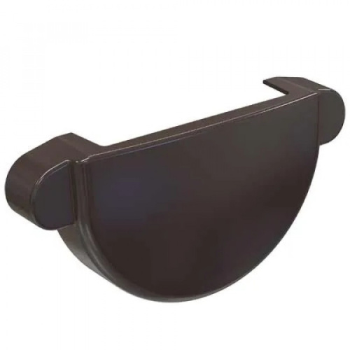 Заглушка желоба ТН ПВХ МАКСИ, коричневый фото 3