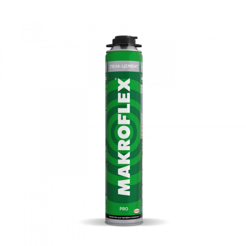 Пена-цемент монтажная профессиональная Makroflex Pro 850 мл
