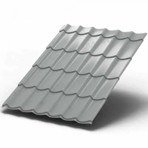 Металлочерепица МП Ламонтерра NormanMP-0.5 цвет RAL 9006