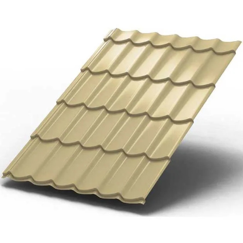 Металлочерепица МП Ламонтерра ПЭ-0.4 цвет RAL 1014