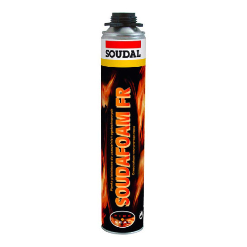 Пена монтажная профессиональная огнестойкая Soudal Soudafoam FR 750 мл