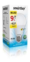 Светодиодная (LED) Лампа Smartbuy-A60-09W/3000/E27