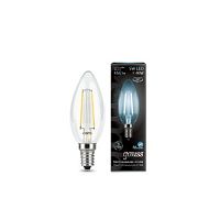 Лампа светодиодные LED Filament Свеча E14 5W 450lm 4100К 1/10/50 т.м. Gauss