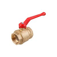 Кран шаровый 3/4" вн.-вн. ручка PN1,6 МПа; 11Б27п5, т.м.Цветлит
