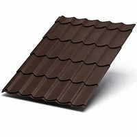 Металлочерепица Ламонтерра VikingMPE 0,5 цвет RAL 8017