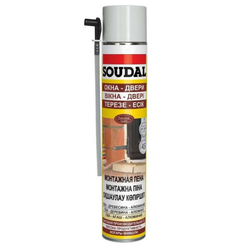 Пена монтажная"Soudal" ОКНА ДВЕРИ 300 мл