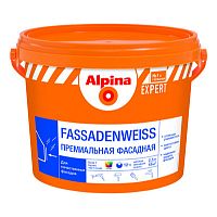 Краска Alpina EXPERT Fassadenweiss База 1 белая 2,5 л
