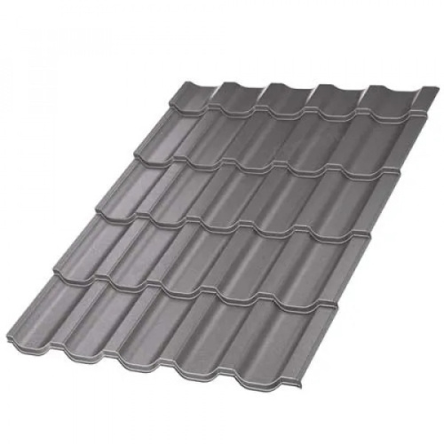 Металлочерепица Трамонтана VALORI-0.5 цвет Grey
