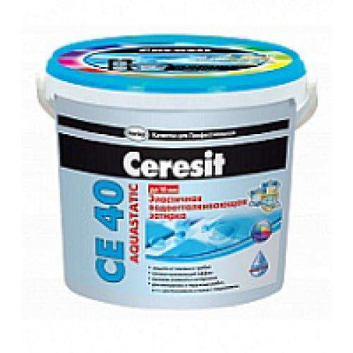 Ceresit CE 40 Aquastatic Композиция для заполнения швов, НВ (серая)