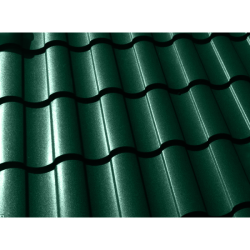 Металлочерепица кредо Grand Line 0,45Drap RAL 6005 зеленый мох