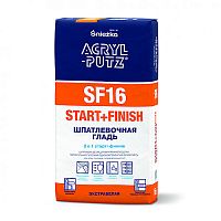 Шпатлевка гипсовая Sniezka Acryl Putz SF16 (старт + финиш)