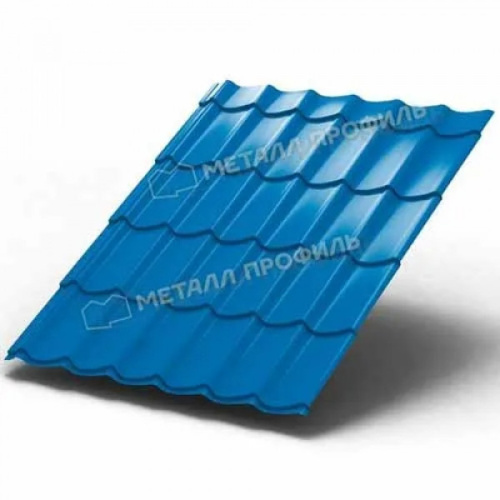 Металлочерепица МП Ламонтерра NormanMP-0.5 цвет RAL 5015